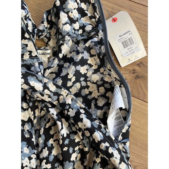 Billabong Black and White Floral Jumpsuit - Picture 10 of 11